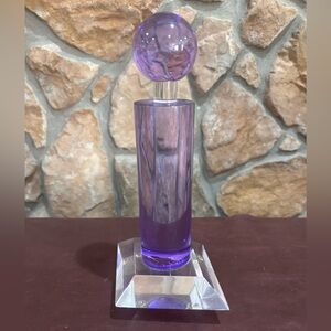 Signed B. Rich lucite sculpture